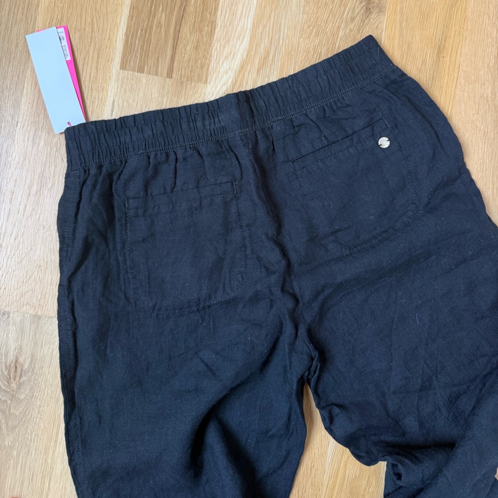 Lilly Pulitzer Black Linen Pants